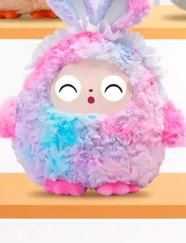 Игрушка с искусственным интеллектом Bobo / Интерактивная плюшевая игрушка BOBO с AI, голосом и LED глазами / Умная игрушка 22х25см Jam1657 разноцветная.