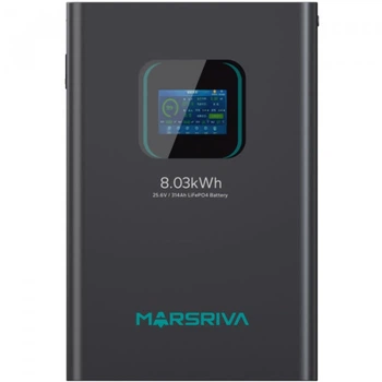 Акумуляторна батарея Marsriva LiFePO4 25.6V 314Ah 8.03kWh підлогова або настінна (MR-LBP24-314-WMT)