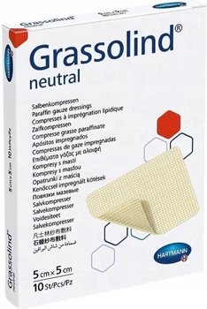 Opatrunek maściowy Hartmann Grassolind Neutral jałowy 5 x 5 cm 10 szt (4049500934213)