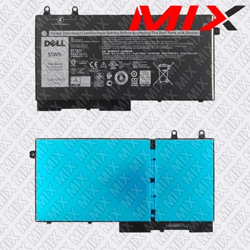 Батарея для DELL Latitude 5400 Precision 3540 M3540 3540U 5400 (R8D7N 1V1XF) 11.1V 4255mAh Тип2 14135000 Original