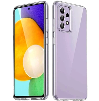 Чохол силіконовий Silicone Case для Samsung A52 A525 прозорий із захистом камери