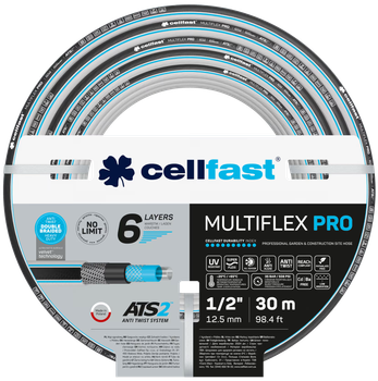 Wąż ogrodowy Cellfast MULTIFLEX PRO ATS2 1/2″ 30 m (13-801)