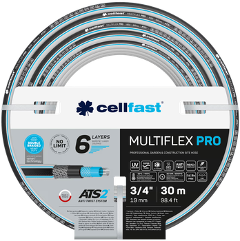 Садовий шланг Cellfast MULTIFLEX PRO ATS2 3/4″ 30 м (13-821)