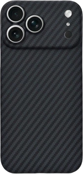 Чехол для смартфона BeCover FIBRA Carbonite case with MagSafe для Apple iPhone 17 Pro Black (BC_715409)