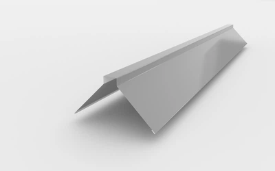 Планка Конька PSM Profile 0,45 мм 1250 мм глянцевая Серая RAL 7004