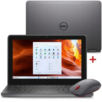 Ноутбук Dell Latitude 3120 / 11.6" Touch / Pentium N6000 / 4GB / SSD 128GB / Grey / Win10 Pro + Миша у подарунок Уцінка