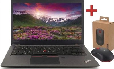 Ноутбук Lenovo ThinkPad T470s 14" FHD IPS / i7-6600U / 8GB RAM / 256GB SSD / Win11 Pro + Миша у подарунок Уцінка