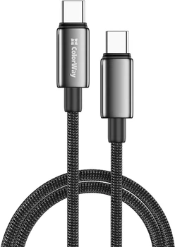 Кабель Colorway Type-C - Type-C (zinc alloy braided) (PD Fast Charging 100W) 5А 2м Black (CW-CBPDCC099-BK)