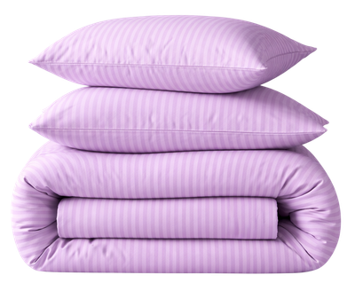 Комплект постільної білизни MirSon Ranforce Elite Євро 200х220 см 17-0618 Stripe Purple Ранфорс (2200008203245)