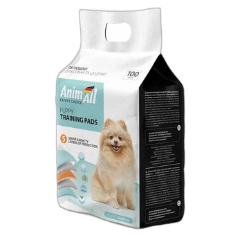 Одноразовые пеленки для собак AnimAll Puppy Training Pads, 60 х 60 см, 100 шт