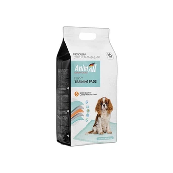 Одноразовые пеленки для собак AnimAll Puppy Training Pads, 60 х 90 см, 10 шт