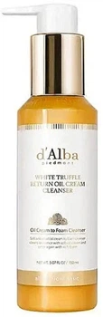 Очисне крем-очисне для очищення шкіри обличчя d'Alba White Truffle Return Oil Cream Cleanser 150 мл