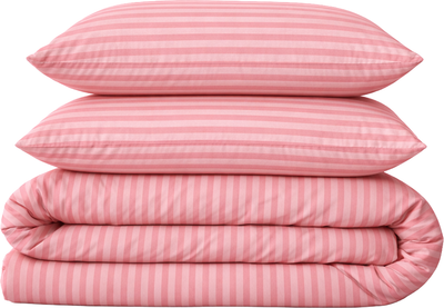 Комплект постельного белья MirSon Евро 200 x 220 17-0607 Stripe Pink Бязь (2200008054113)