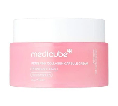 Капсульный крем с коллагеном и полинуклеотидами Medicube PDRN Pink Collagen Capsule Cream 55 г