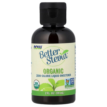 Жидкая стевия NOW Foods, Better Stevia "Organic" органический сахарозаменитель (59 мл)