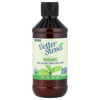 Органическая стевия NOW Foods "Organic Better Stevia" жидкий сахарозаменитель (237 мл)