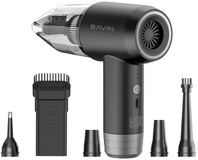 Автомобильный аккумуляторный пылесос Bavin VC-01 Черный (Z-VC01 BK)
