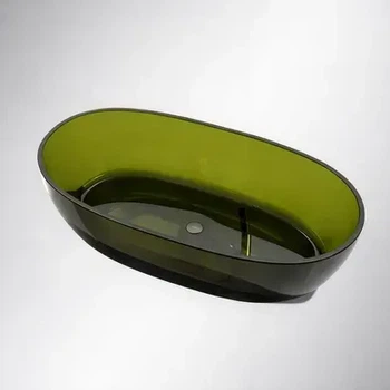 Ванна VBI VESUVIO GREEN 170 x 78 окремостояча скляна