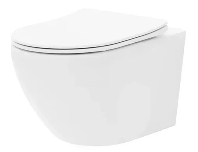 Підвісний унітаз REA CARLO FLAT MINI WHITE білий