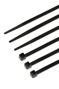 Хомут нейлоновий MASTERTOOL 4.8х300 мм 100 шт чорний 20-1856