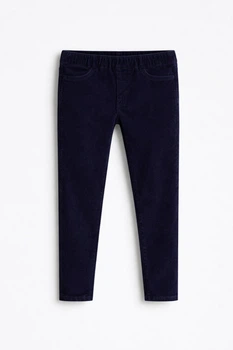 Джеггинсы Skinny вельветовые для девочки H&M 1228539-009 116 см (5-6 years) темно-синий