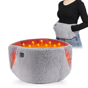 Пояс с подогревом Warm Stomach USB электрический графеновый 3 режима температуры
