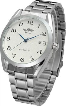 Чоловічий годинник Winner 8023 Silver-White Steel акуратний