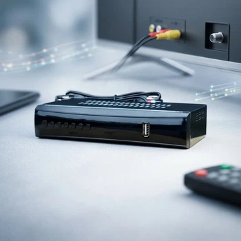 Тюнер DVB-T2 K6 HD 1080P H.265 Vmade