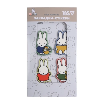 Закладки стикеры YES, 80 шт., Miffy, Пластиковые, (170448)