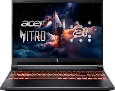 Ноутбук Acer Nitro V16 ANV16-42 (16.0" FHD IPS/180 Hz,Ryzen AI 5 240,RTX 5050 8 GB) (5956) Refurbished