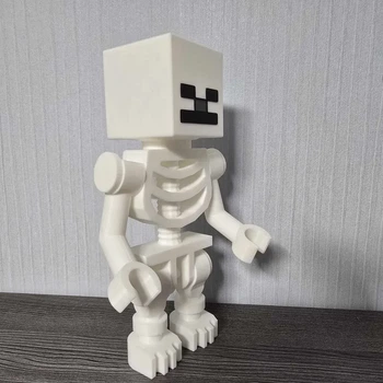 Велика колекційна фігурка скелет із Minecraft у стилі лего. Aivory