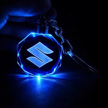 Брелок для ключів з логотипом Сузукі Suzuki з підсвіткою