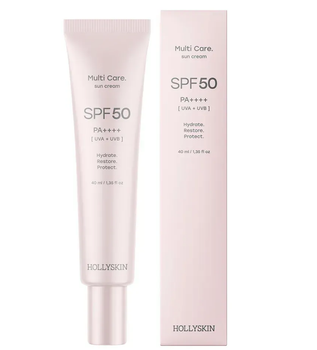 Сонцезахисний крем для обличчя HOLLYSKIN Multi Care. SPF 50, 40мол