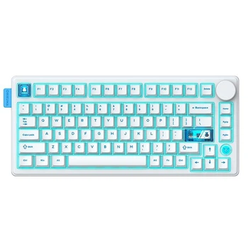 Беспроводная игровая клавиатура Onikuma MT706 Tri Mode механическая RGB, 2.4G/BT/Type-C (ENG) Белый