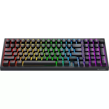 Бездротова клавіатура Proove Gaming Slicker з українською розкладкою -Чорний-