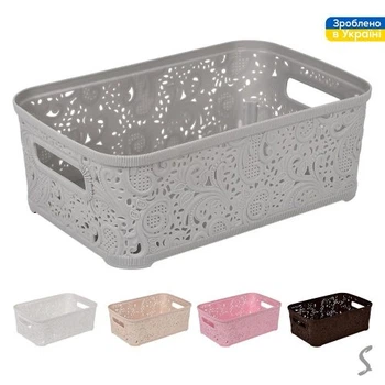 Корзина-плетінка "Ажур" 4.7л 20*30.5*11.5см Stenson PB-430
