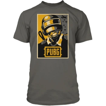 Футболка Jinx PUBG - Hope Poster Premium Tee Charcoal, L (JINX-8775 CHL)