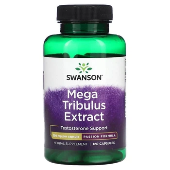 Трибулус Екстра Swanson (Mega Tribulus Extract) 250 мг 120 капсул SWV08003