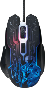 Mysz Logilink ID0137 USB Black (4052792041385)