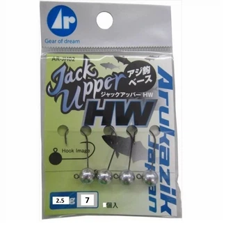 Джиг-головка Arukazik AR-JH02 Jack Upper HW No7 2.5г(4шт),5181006