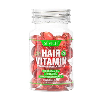 Капсули для відновлення волосся Sevich Hair Vitamin з марокканською олією та олією жожоба червоні 30шт