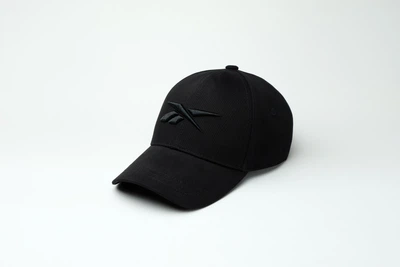 Кепка Бейсболка Reebok Вишивка Чорна L (57-59) Чорна 416