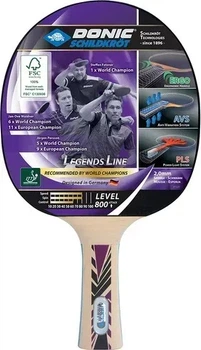 Ракетка для настільного тенісу Donic-Schildkrot Legends 800 FSC, чорна