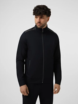 Мужской джемпер длинный замок Bugatti 15123E/390 8750 синий 3XL