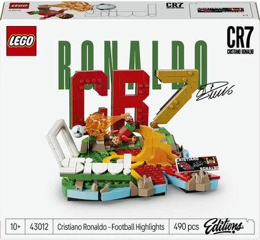 Конструктор LEGO Editions Football Кріштіану Роналду — найкращі моменти футбольних матчів 490 деталей (43012)