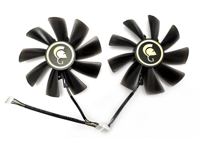 Вентилятор кулер для видеокарты Leadtek WinFast PNY RTX 3070 100 мм 4-pin комплект 2 шт (№546)