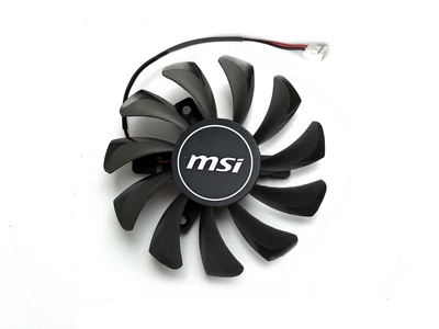 Вентилятор кулер для видеокарты MSI GT 710 730 740 1030 (orgnl) 75 мм 2-pin XY-D08010SM (HA8010H12F-Z HA8010H12C-Z) (№108.5)