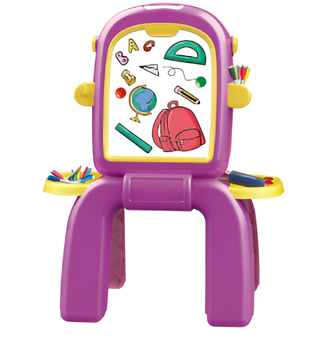 Tablica dwustronna Woopie 2 w 1 Stolik do malowania (5906280653071)