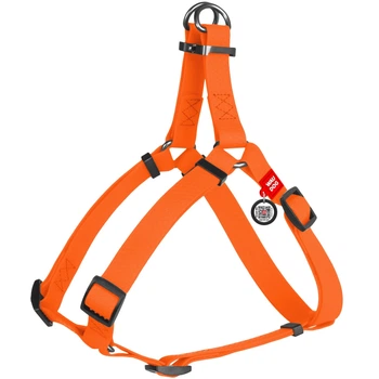 Шлея для собак WAUDOG WATERPROOF водостійка, фастекс 40-55 см 15 мм Помаранчева (27644)