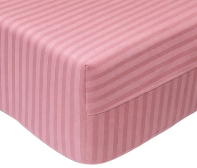 Простынь на резинке Moon&Star Stripe Pink Satin Stripe 100х190х10 см (MS-850005465)